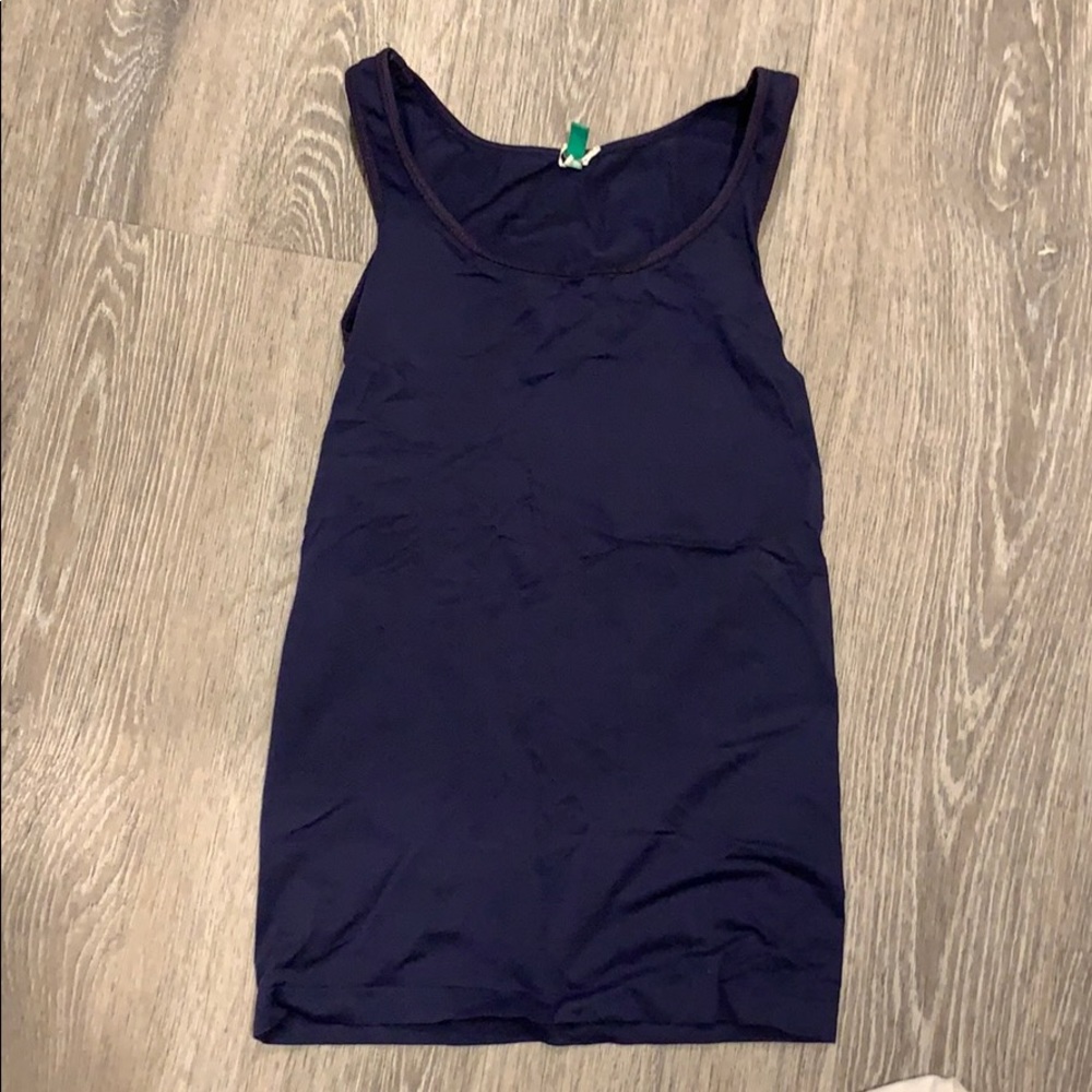 Navy Blue spandex tank top